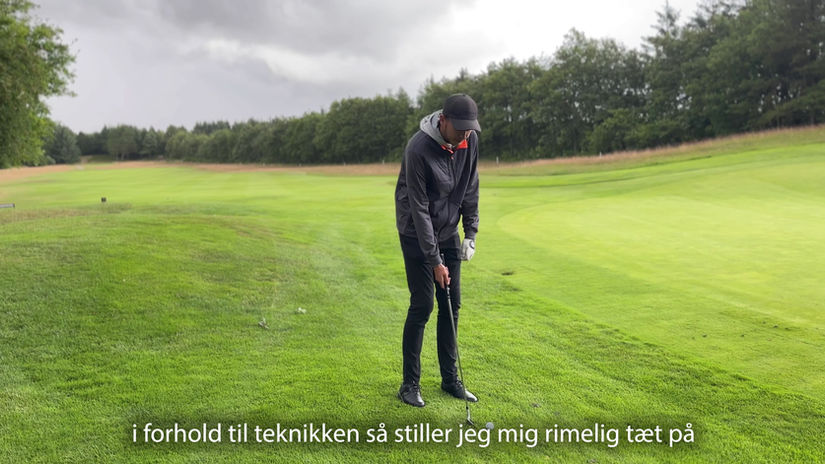 omkring greenen med frederik